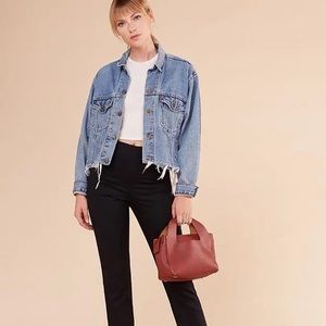 REFORMATION Geffrye Pant - Black Size 2